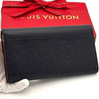 Louis Vuitton Wallet Portefeuille Sarah Monogram Navy — view 2
