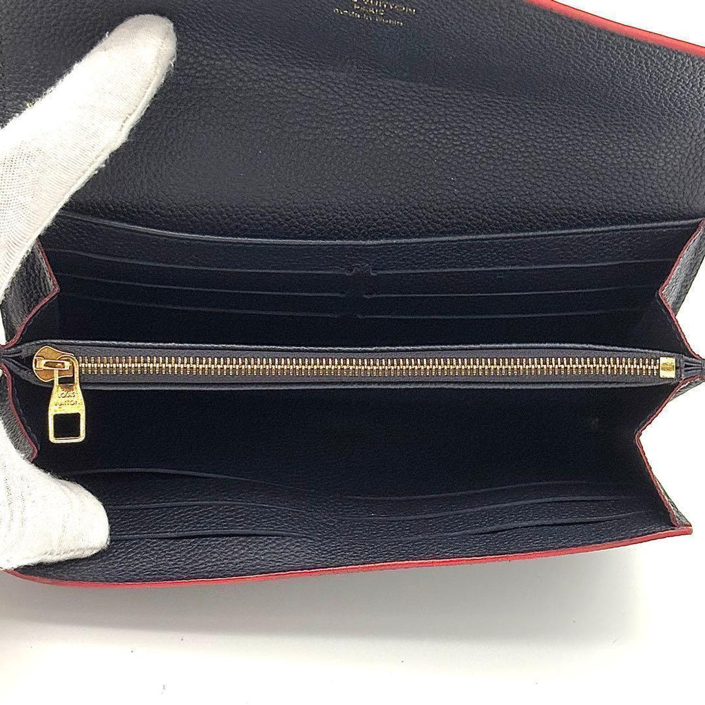 Louis Vuitton Wallet Portefeuille Sarah Monogram Navy — view 4