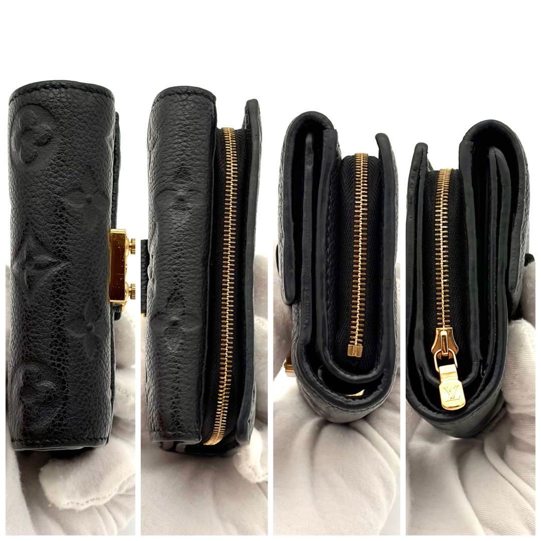Louis Vuitton Wallet Monogram Portefeuille Metis Compact Black — view 7