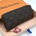 Louis Vuitton Monogram Portefeuille Clemence Flower Wallet