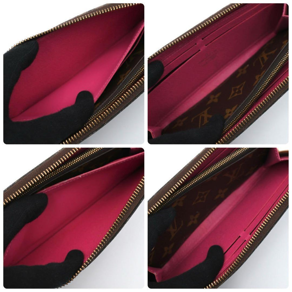 Louis Vuitton Monogram Portefeuille Clemence Flower Wallet — view 5