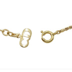 Christian Dior CD Logo Chain Necklace — view 6