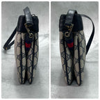 Gucci GG Sherry Line Shoulder Bag Navy Leather — view 7