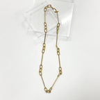 Celine Triomphe Charm Necklace Gold — view 2