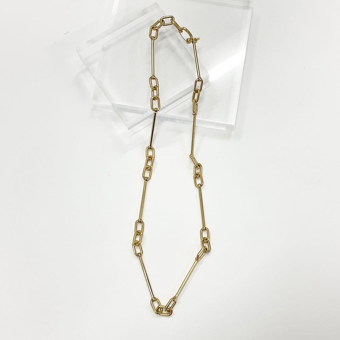 Celine Triomphe Charm Necklace Gold — view 2