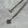 Loewe Anagram Logo Necklace Metal 70
