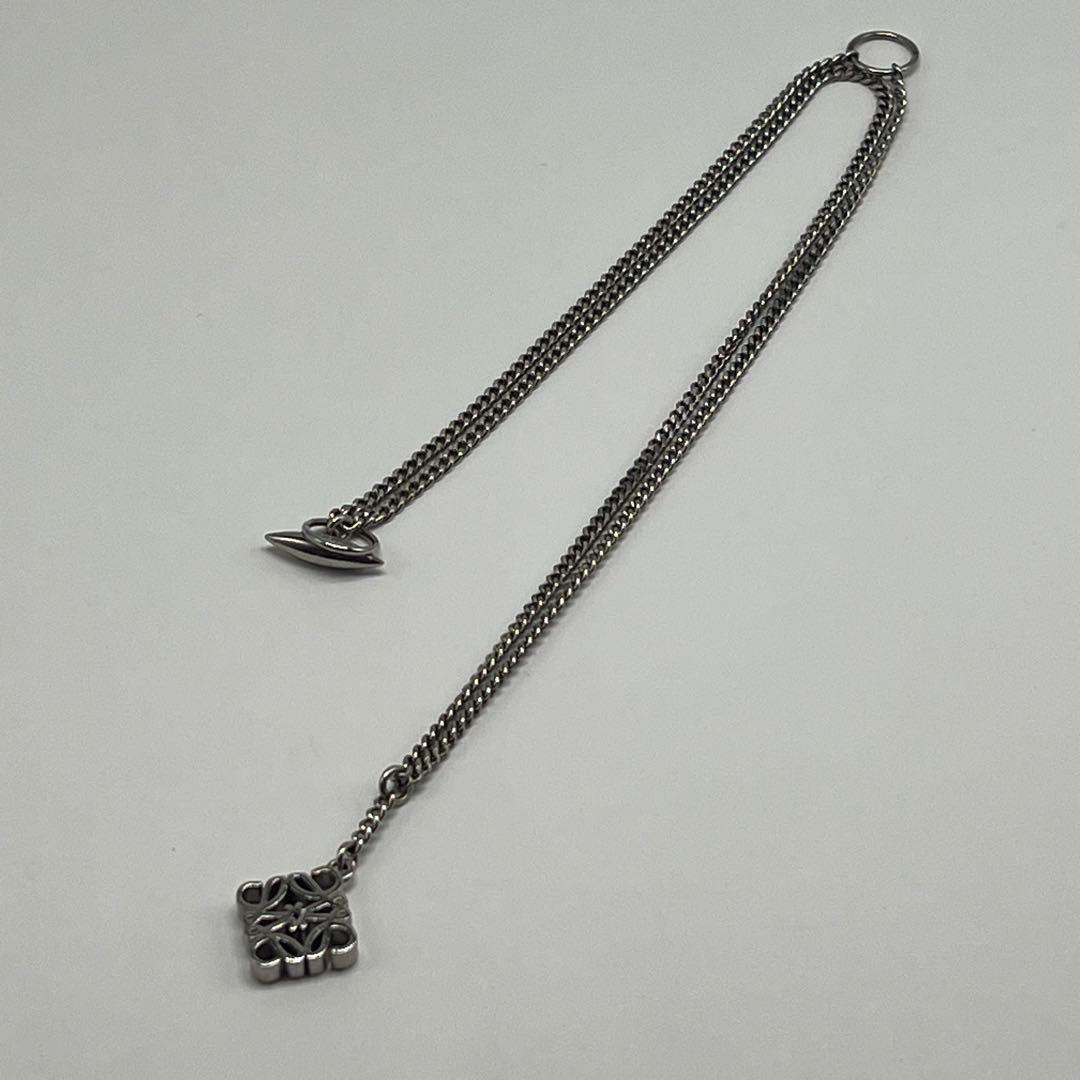 Loewe Anagram Logo Necklace Metal 70 — view 2