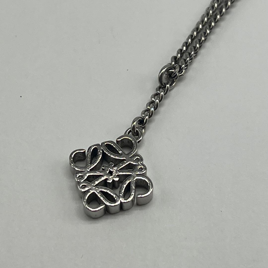 Loewe Anagram Logo Necklace Metal 70 — view 3
