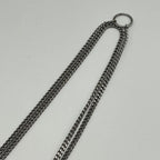 Loewe Anagram Logo Necklace Metal 70 — view 4