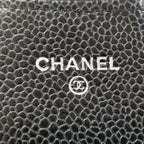 Chanel Wallet Caviar Leather Chain Black Shoulder — view 5