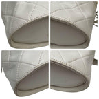 Chanel Quilted Lambskin Fringe Shoulder Bag Leather Vanity — view 6