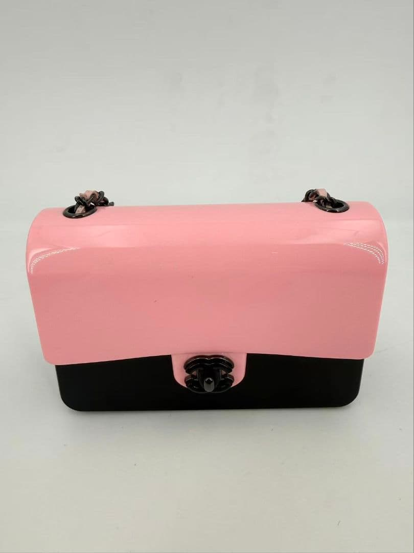 Chanel Bicolor Acrylic Flap Bag Pink