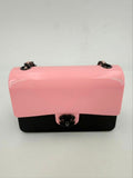 Chanel Bicolor Acrylic Flap Bag Pink