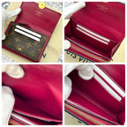 Louis Vuitton Monogram Portefeuille Flor Compact Wallet — view 6