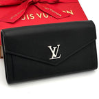 Louis Vuitton Wallet Bifold Portefeuille My Lockme Black