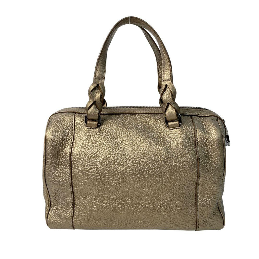 Loewe Justa Boston Bag Anagram Gold — view 3