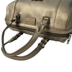 Loewe Justa Boston Bag Anagram Gold — view 7