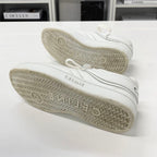 Celine Leather Logo Sneakers White — view 6