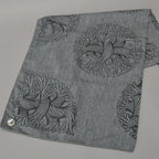 Louis Vuitton Shawl Christopher Nemeth Collaboration Cashmere Gray Scarf — view 3