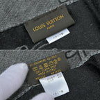 Louis Vuitton Shawl Christopher Nemeth Collaboration Cashmere Gray Scarf — view 7