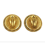 Chanel CC Logo Round Earrings — view 2