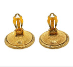 Chanel CC Logo Round Earrings — view 4