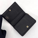 Louis Vuitton Monogram Empreinte Portefeuille Clair Black Wallet — view 3
