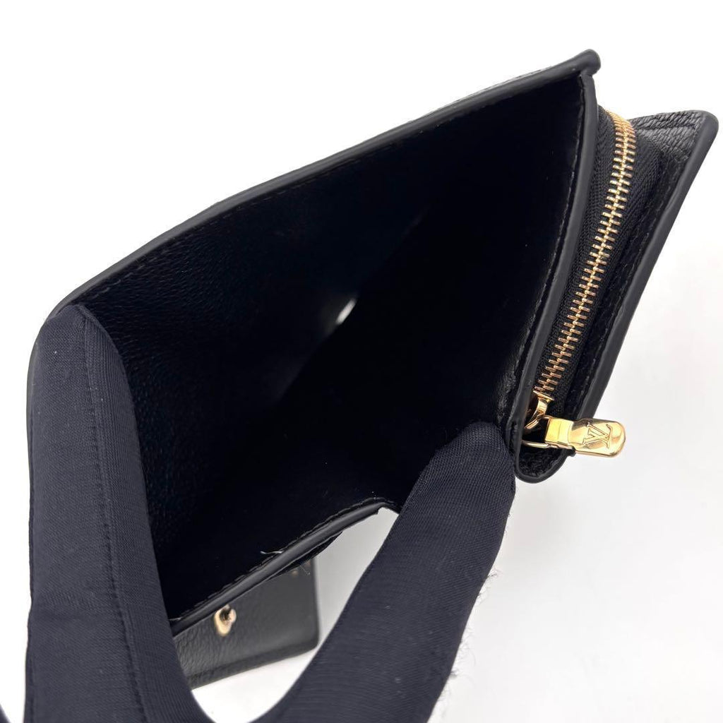 Louis Vuitton Monogram Empreinte Portefeuille Clair Black Wallet — view 4