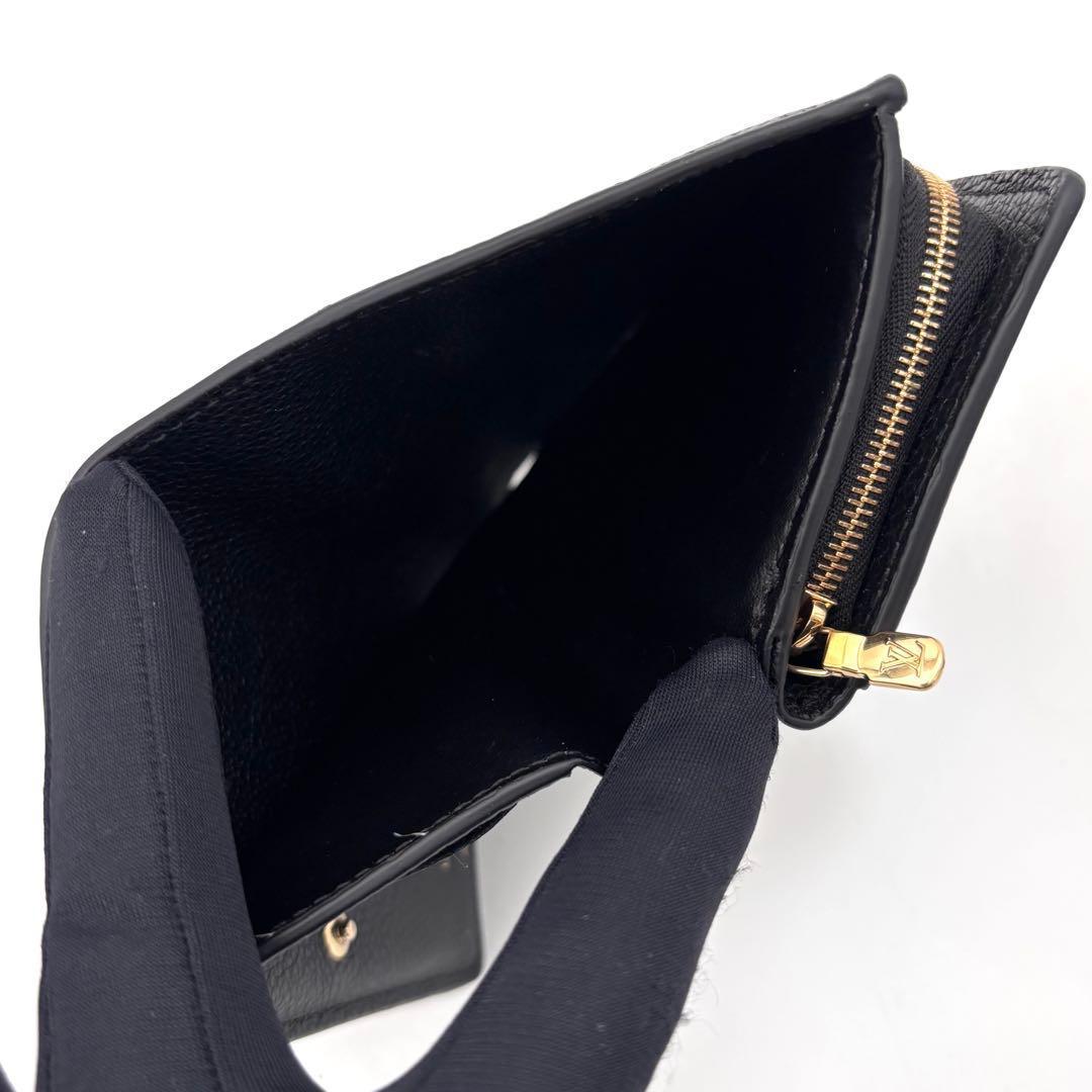 Louis Vuitton Monogram Empreinte Portefeuille Clair Black Wallet — view 4