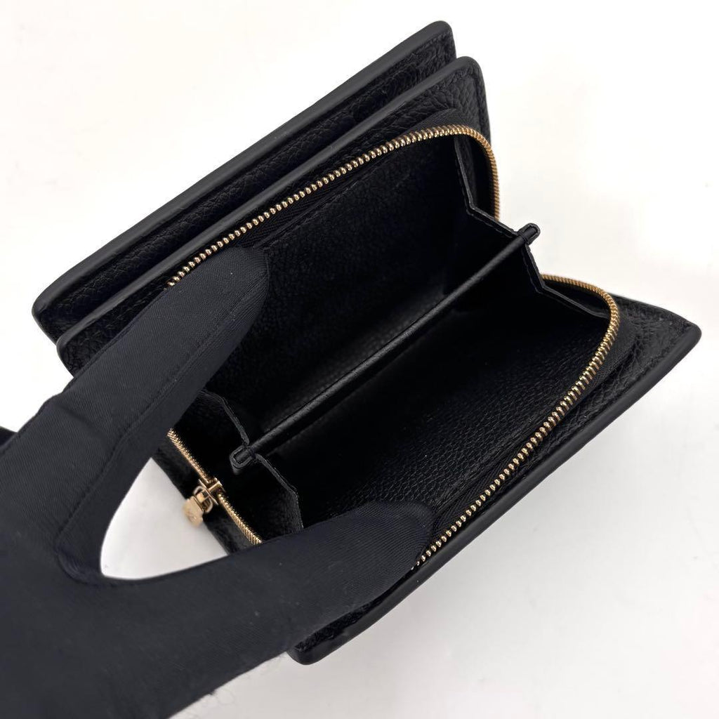 Louis Vuitton Monogram Empreinte Portefeuille Clair Black Wallet — view 5