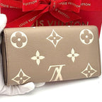 Louis Vuitton Wallet Portefeuille Sarah Bicolor Beige — view 2