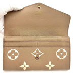 Louis Vuitton Wallet Portefeuille Sarah Bicolor Beige — view 3