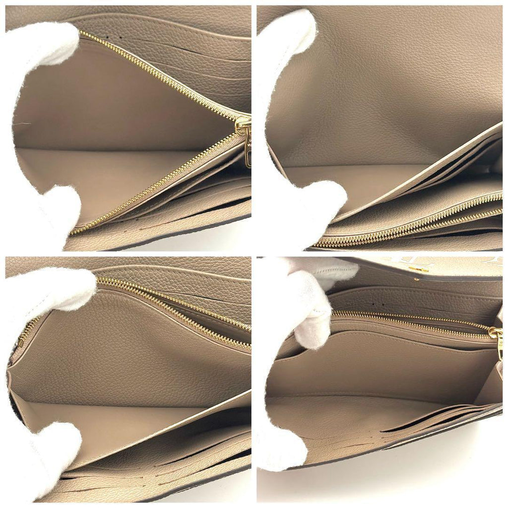 Louis Vuitton Wallet Portefeuille Sarah Bicolor Beige — view 5