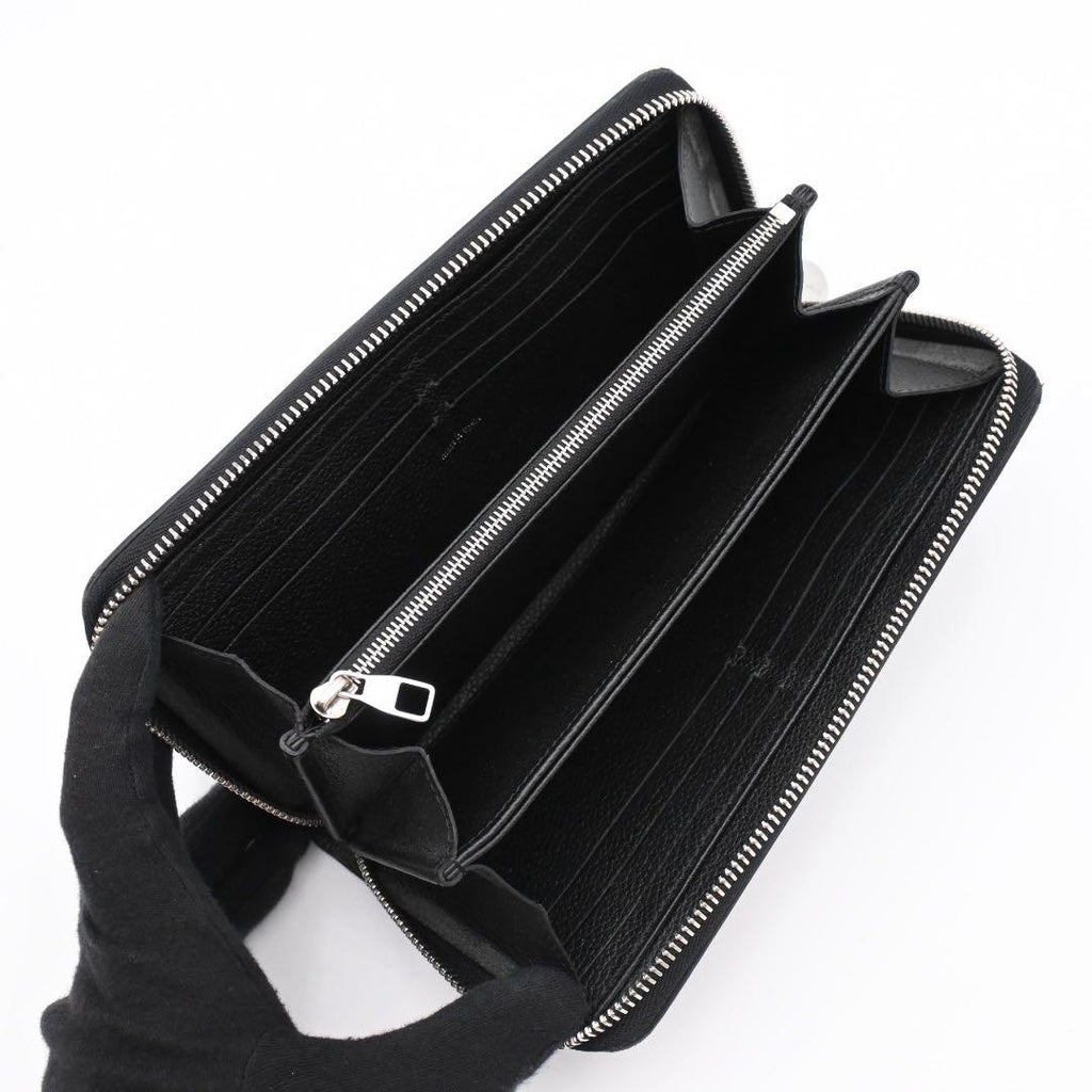 Louis Vuitton Yayoi Kusama Zippy Wallet Empreinte Black — view 3