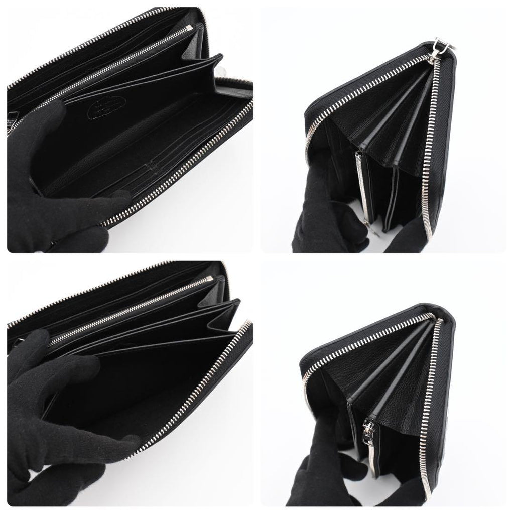 Louis Vuitton Yayoi Kusama Zippy Wallet Empreinte Black — view 6