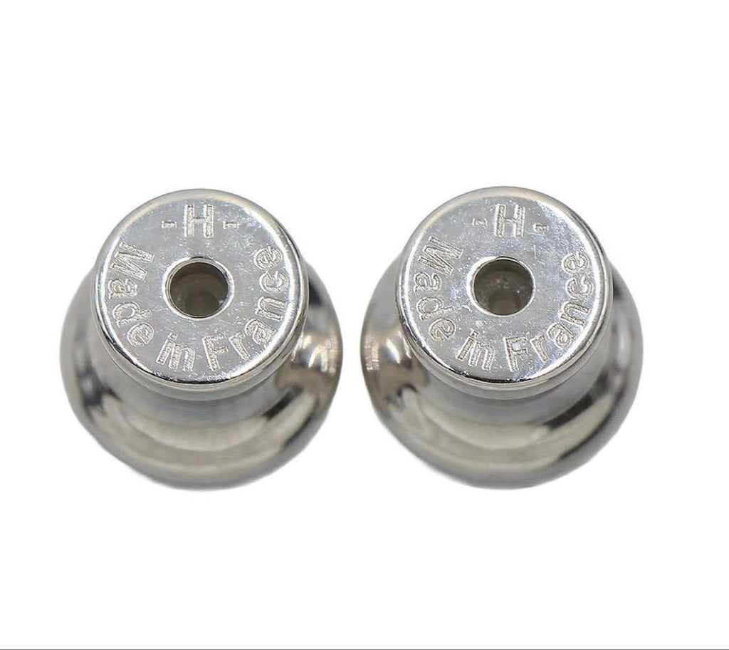 Hermes Cage D'h Cube H Logo Earrings — view 5