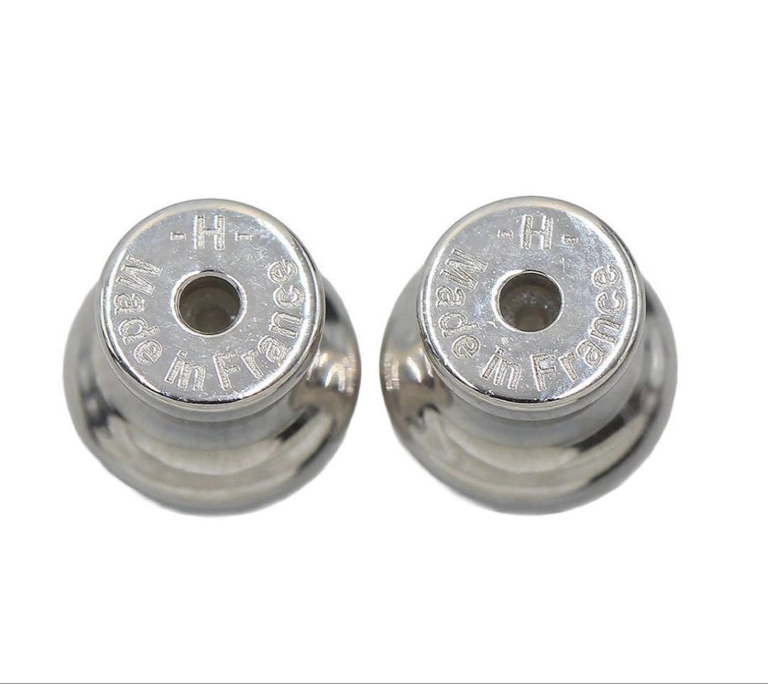Hermes Cage D'h Cube H Logo Earrings — view 5
