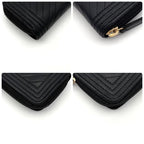 Chanel Boy She Blanc Coin Case Black Lambskin — view 7