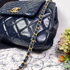 Chanel Quilted Chain Shoulder Bag Lambskin — view 5