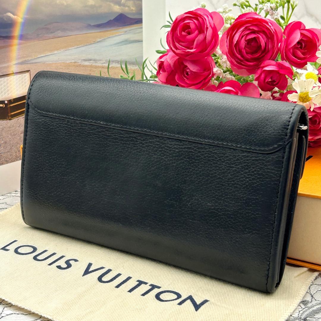 Louis Vuitton Portefeuille Lockme Noir Wallet — view 2