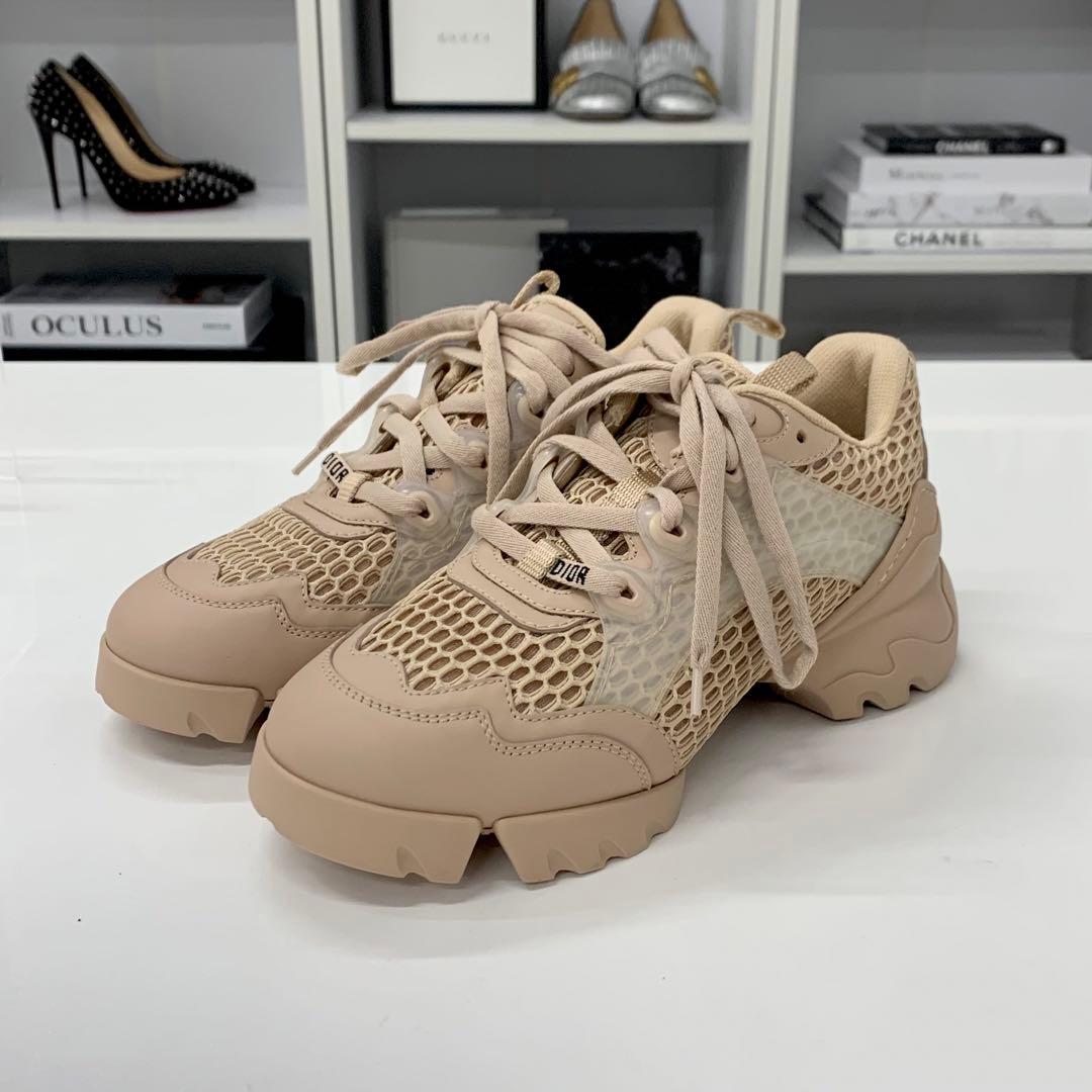 Dior D-connect Logo Rubber Mesh Sneakers — view 3
