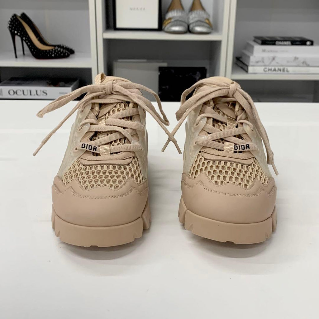 Dior D-connect Logo Rubber Mesh Sneakers — view 4