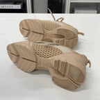 Dior D-connect Logo Rubber Mesh Sneakers — view 7