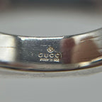 Gucci Nut Triple Strand Ring Silver — view 9