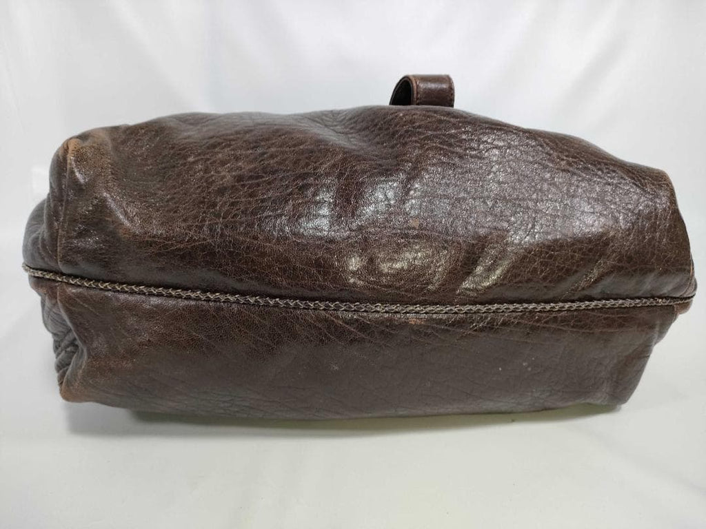 Fendi Spy Bag Nappa Leather Handbag Dark Brown — view 3