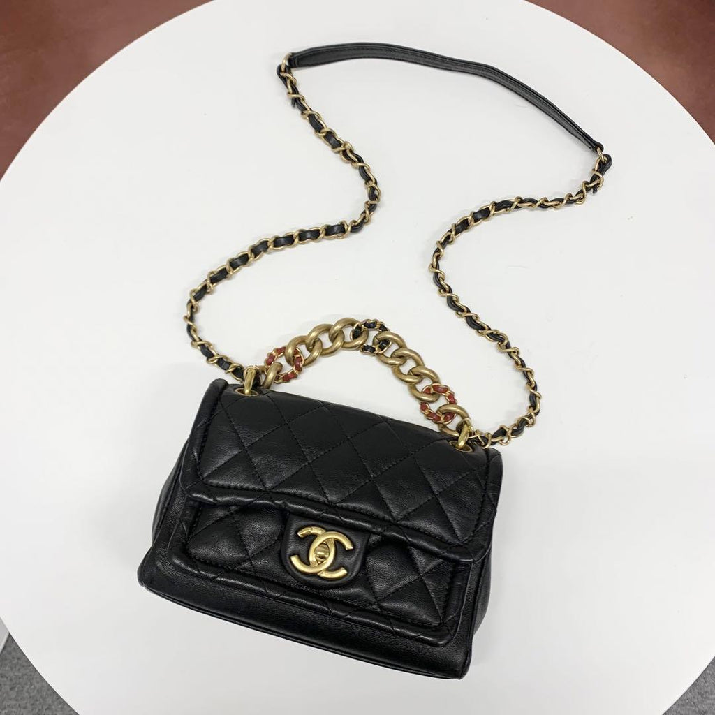 Chanel Quilted CC Logo Chain 2-Way Shoulder — view 5