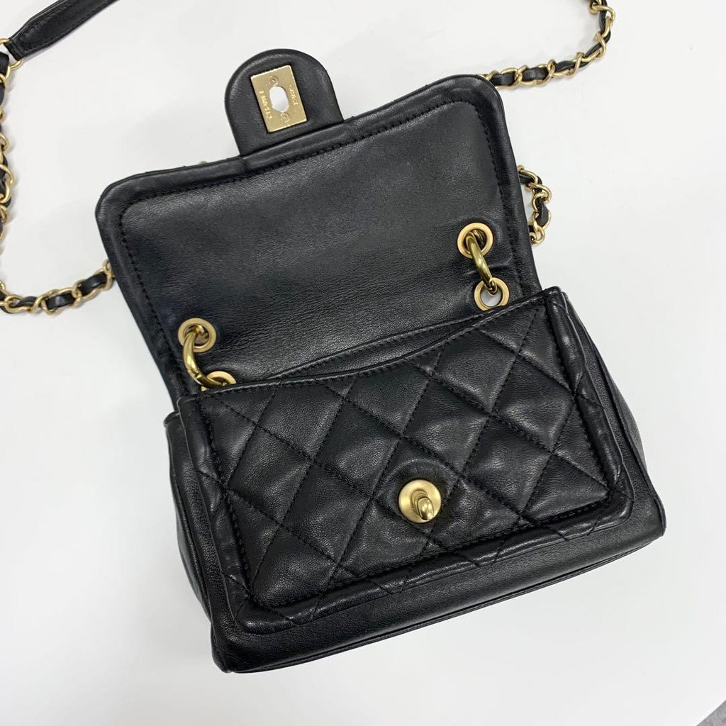Chanel Quilted CC Logo Chain 2-Way Shoulder — view 6