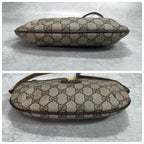 Gucci GG Shoulder Bag Brown Beige Leather — view 8
