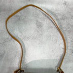 Gucci GG Shoulder Bag Brown Beige Logo Leather — view 4