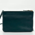 Celine Trio Small Shoulder Bag Leather Green — view 3
